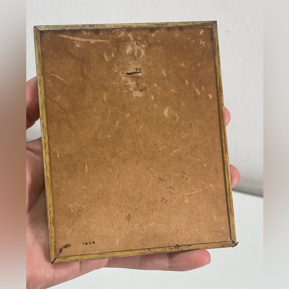 Vtg. Victorian Style Courting Couple Benton Bubble Frame R18517 5x4'' USA Made - Picture 8 of 8